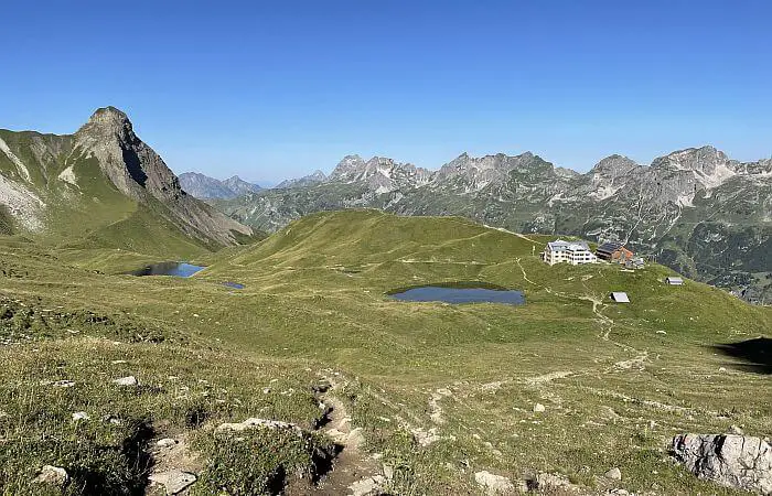 Alps hiking lodge