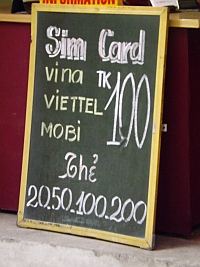 cell phone card