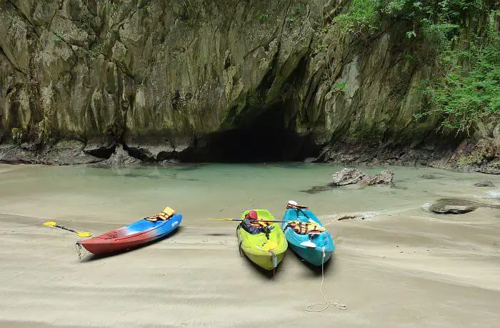 kayaking in Thailand